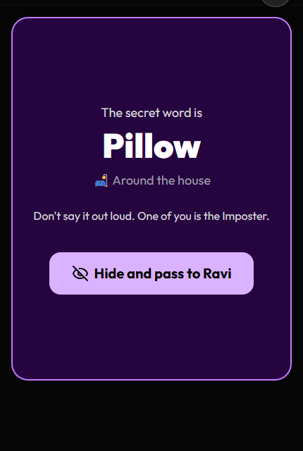 The secret word